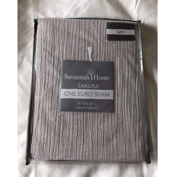 NIP Savannah Home Sakura Euro Sham 26x26” - Picture 2 of 3